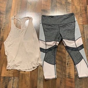 Zella XL workout leggings and tank